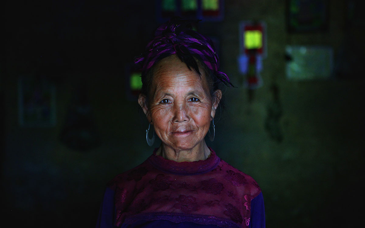 Phụ nữ dân tộc Giáy. (Ảnh: TRẦN THÀNH ĐẠT)