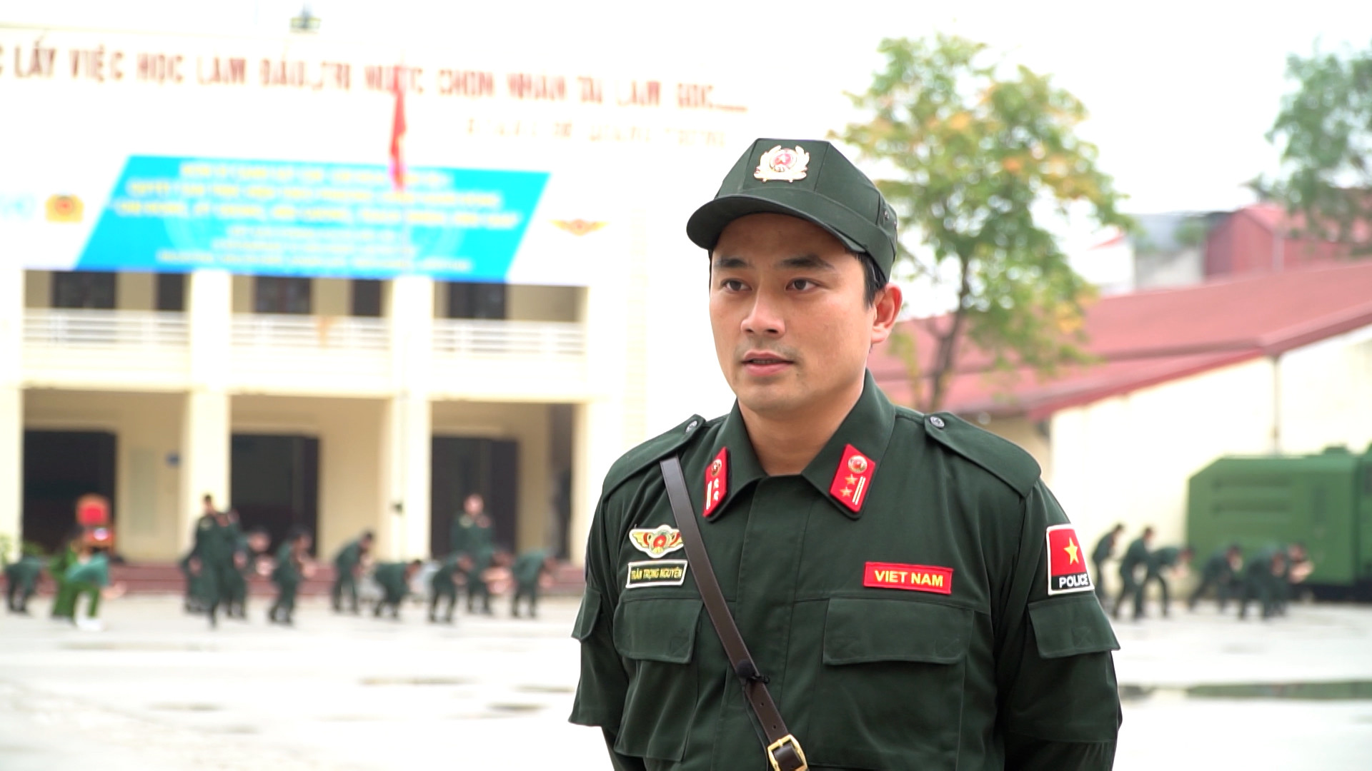 Trung tá Trần Trọng Nguyên, Phó chỉ huy trưởng Đơn vị Cảnh sát Gìn giữ hòa bình số 1 Bộ Công an. (Ảnh: VNFPU1)