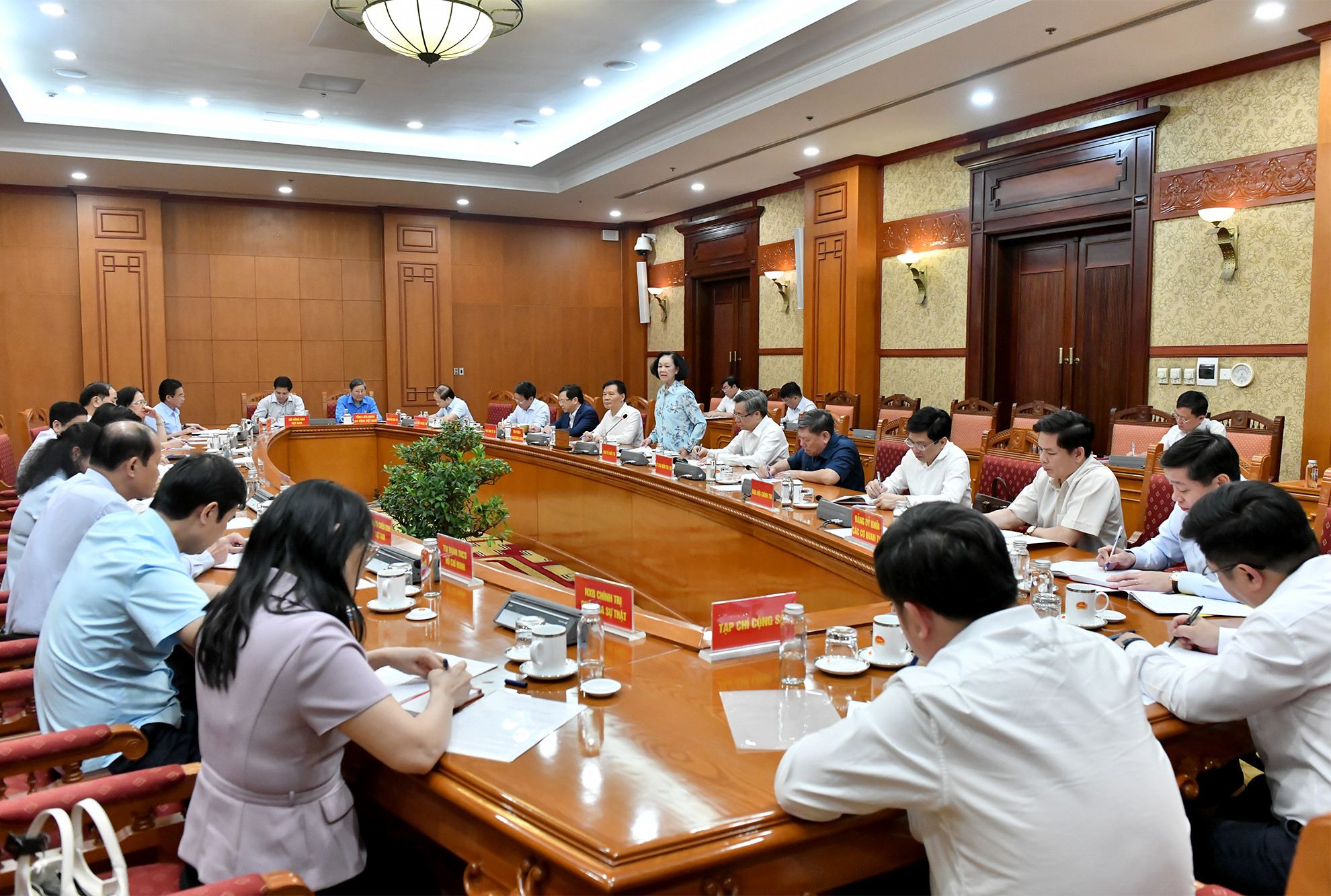 Các đại biểu dự Hội nghị giao ban công tác quý III/2023.