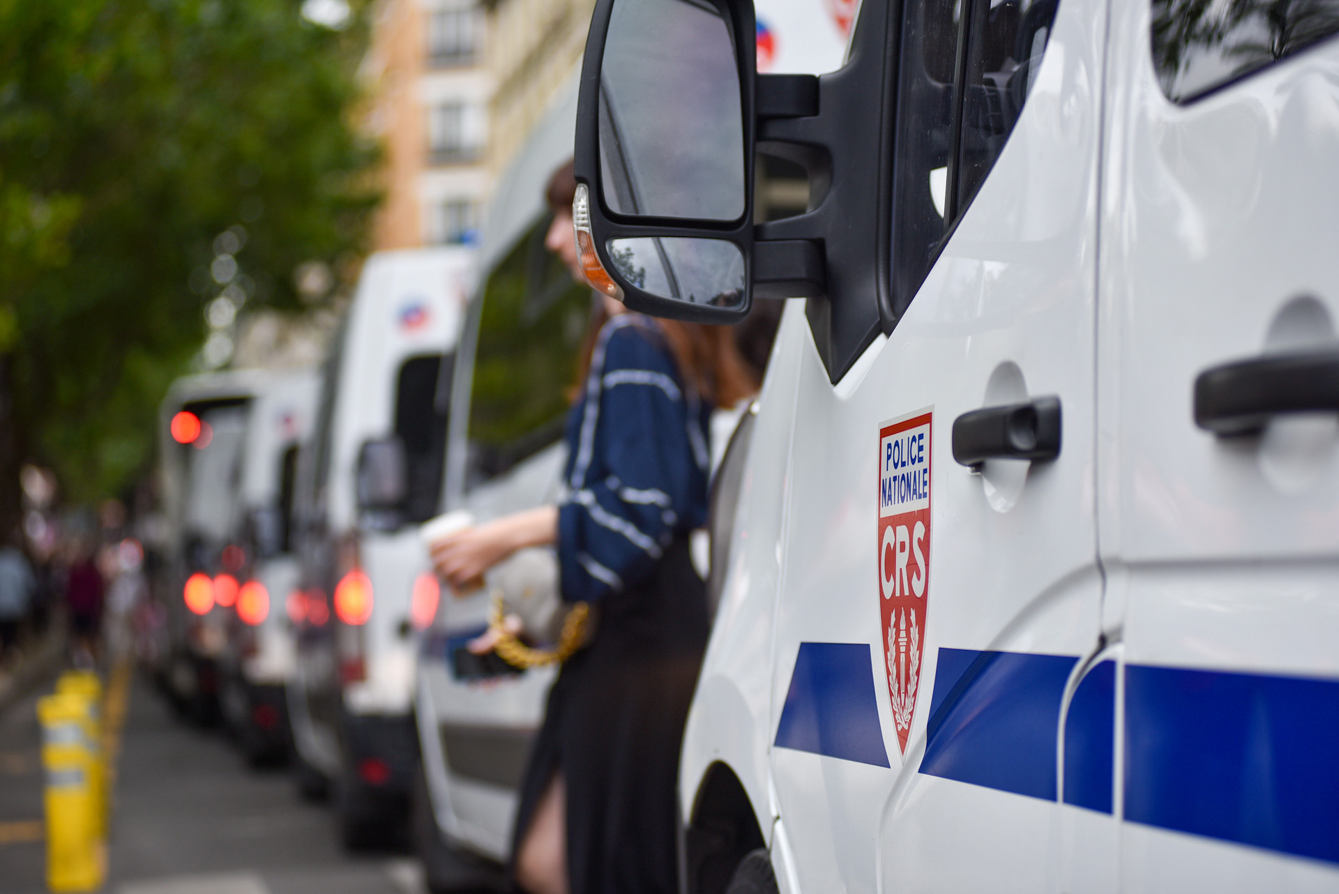 Các sĩ quan cảnh sát và hiến binh quốc gia, cũng các tình nguyện viên được tập huấn kỹ càng để đảm bảo an ninh trong khu vực ngọn đuốc đi qua, cũng như ứng phó nhanh chóng với các tình huống không mong đợi. (Ảnh: MINH DUY)