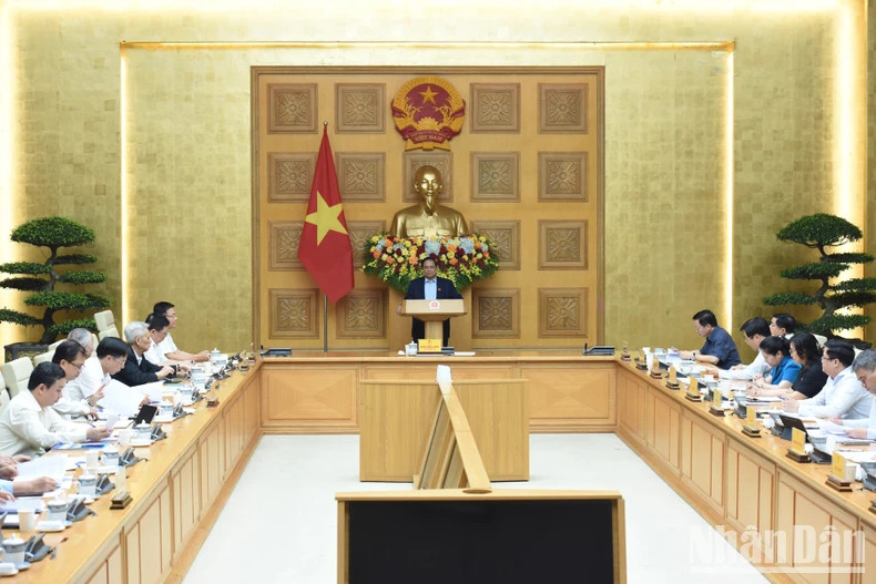 Quang cảnh cuộc làm việc. (Ảnh: TRẦN HẢI) Quang cảnh cuộc làm việc. (Ảnh: TRẦN HẢI)
