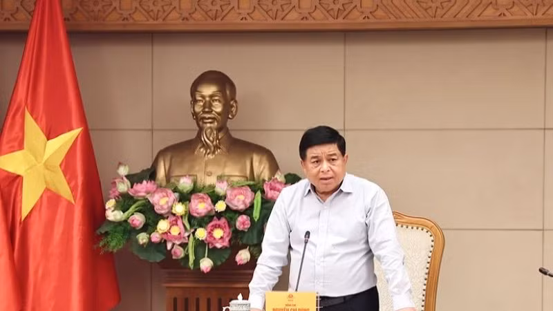 Phó Thủ tướng Nguyễn Chí Dũng phát biểu tại cuộc họp. (Ảnh: VGP)