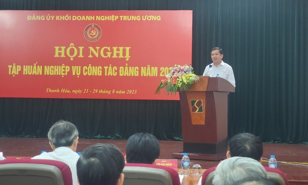 Đảng ủy Khối Doanh nghiệp Trung ương tập huấn nghiệp vụ công tác Đảng