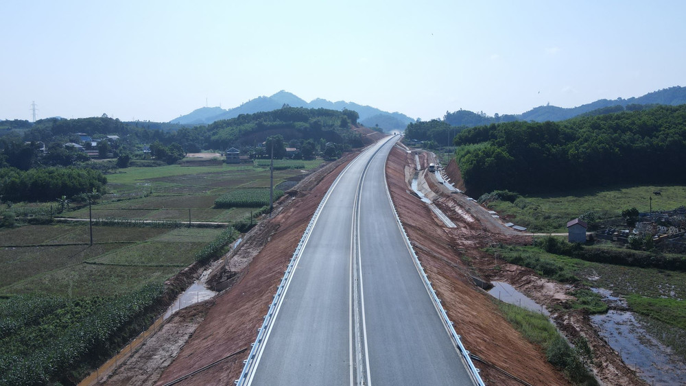 Cao tốc Tuyên Quang - Phú Thọ. (Ảnh: Trung Hiếu)