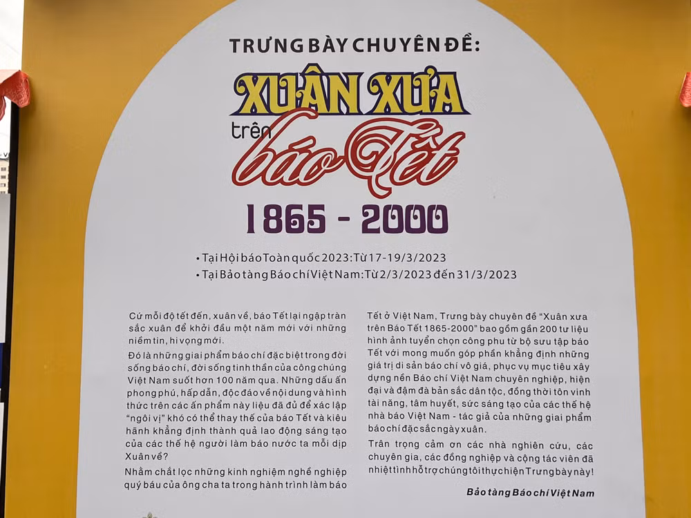 Thông tin chuyên đề Xuân xưa trên báo Tết.