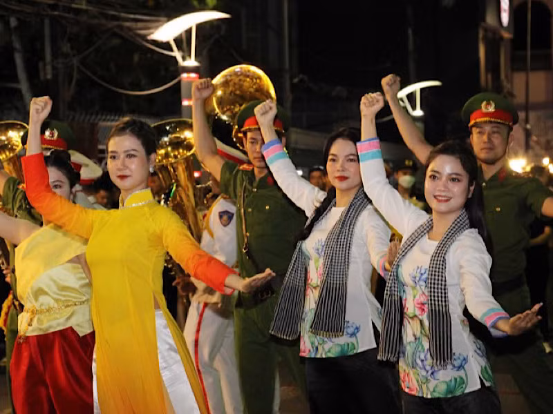 Một tiết mục biểu diễn tại chương trình.