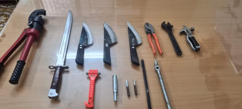 Tang vật bị cơ quan công an thu giữ.