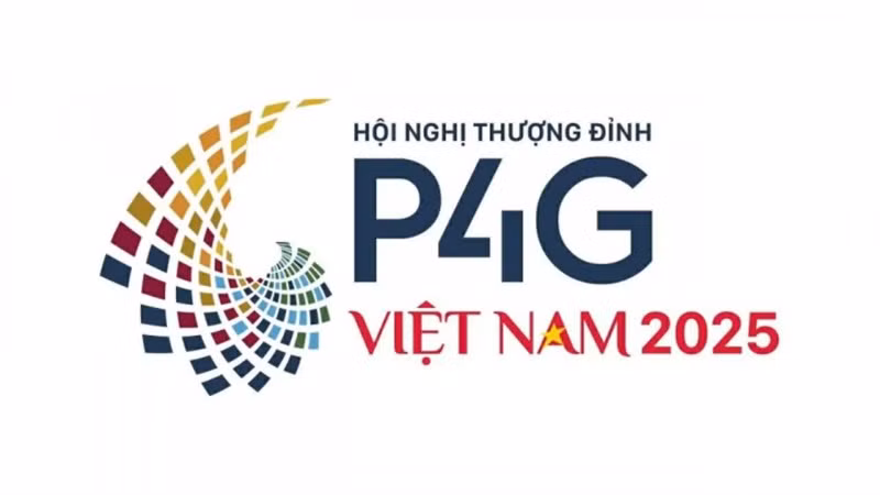 Logo chính thức Diễn đàn Đối tác vì tăng trưởng xanh và mục tiêu toàn cầu 2030 lần thứ 4 năm 2025 diễn ra tại Hà Nội.