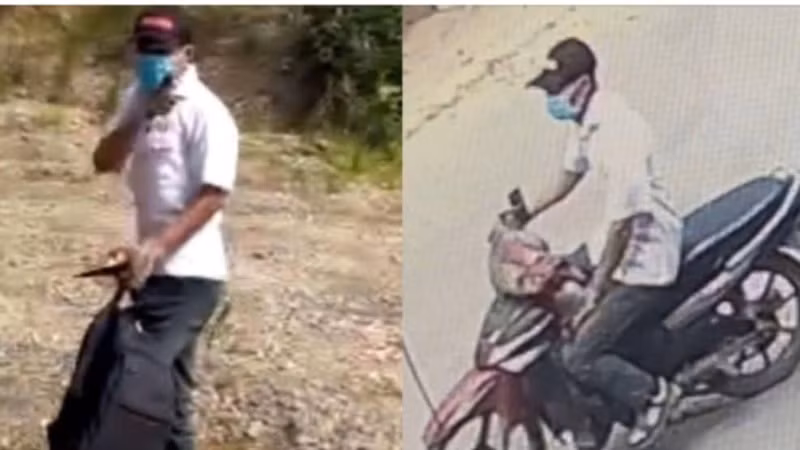 Công an công bố nhận dạng người cướp ngân hàng tại huyện Chương Mỹ.