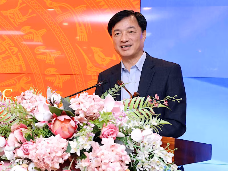 Thượng tướng Nguyễn Duy Ngọc, Thứ trưởng Công an phát biểu tại hội thảo.