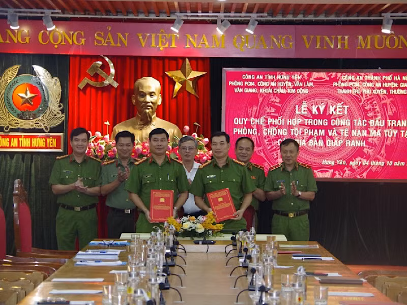 Lễ ký kết quy chế phối hợp.