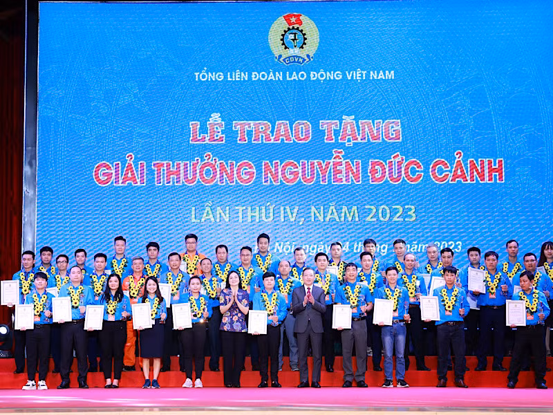 Trao Giải thưởng Nguyễn Đức Cảnh lần thứ IV năm 2023.