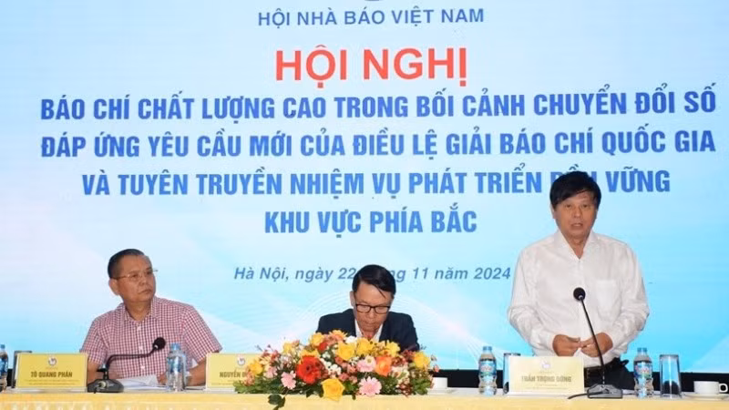 Hội nghị nhằm đề xuất các giải pháp chuyển đổi số báo chí.