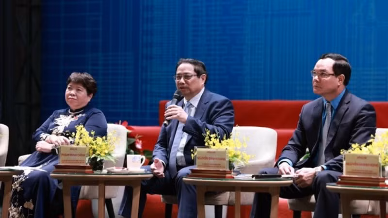 Thủ tướng Chính phủ Phạm Minh Chính chủ trì Diễn đàn “Nâng cao năng suất lao động quốc gia năm 2024”.