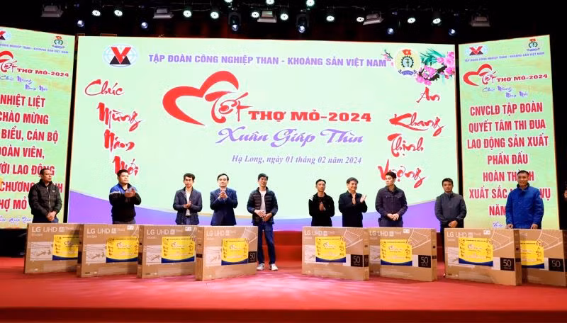 Chương trình Tết thợ mỏ-2024 Xuân Giáp Thìn tại 3 vùng.