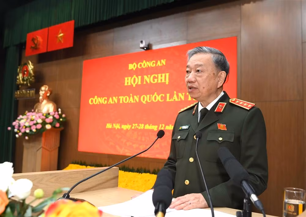 Đại tướng Tô Lâm kết luận Hội nghị.