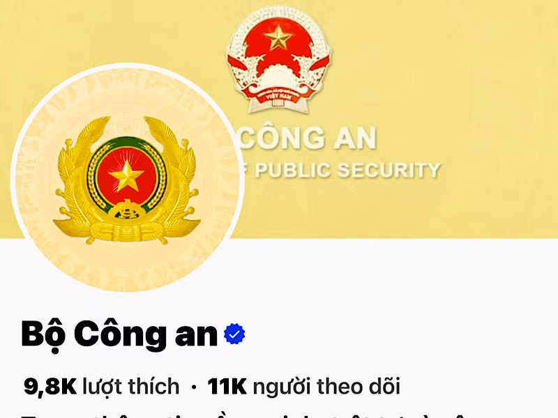 Giao diện Trang thông tin trên nền tảng mạng xã hội Facebook.