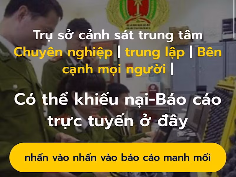 Website có địa chỉ 113-bca.online giả mạo Cục An ninh mạng và phòng chống tội phạm sử dụng công nghệ cao.