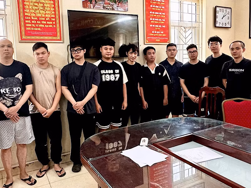 Các đối tượng trong vụ án.