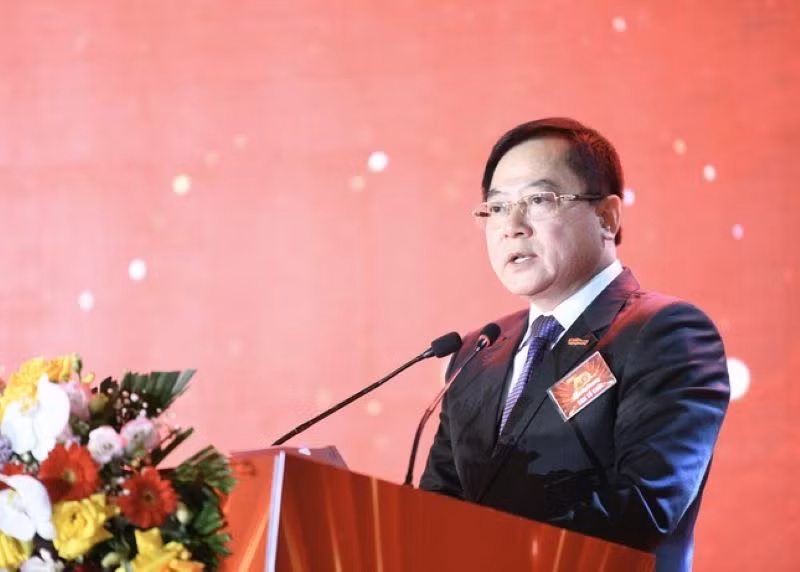 Tổng Biên tập Báo Tiền Phong Lê Xuân Sơn phát biểu.