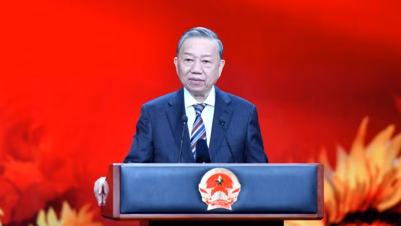 Tổng Bí thư Tô Lâm phát biểu chỉ đạo.