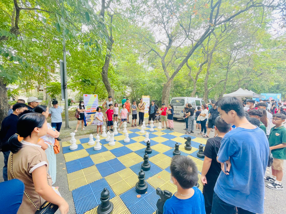 Thử thách trò chơi tại Ngày hội.