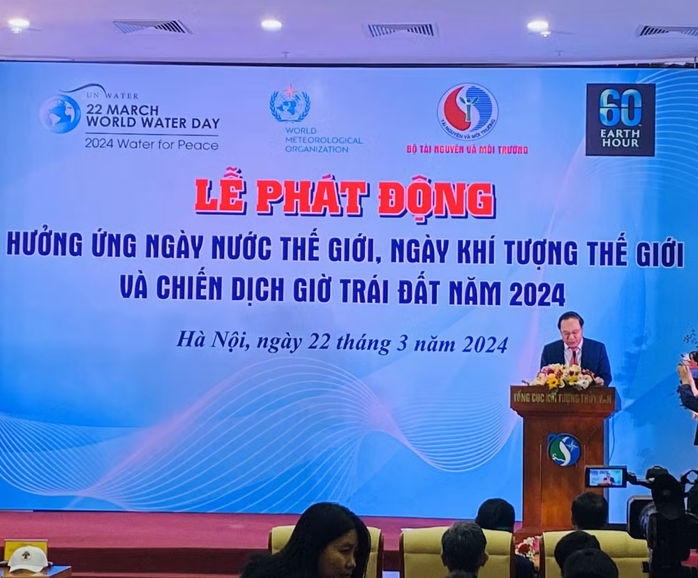 Thứ trưởng Lê Công Thành phát biểu tại Lễ phát động. 