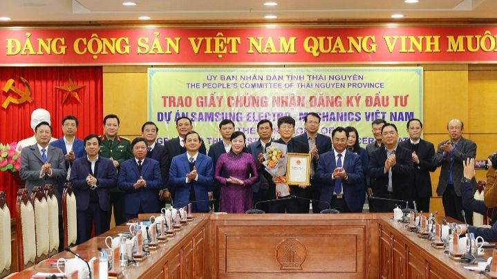 Đến nay Thái Nguyên thu hút vốn FDI đạt hơn 10,5 tỷ đồng, là điểm đến của nhiều nhà đầu tư lớn.