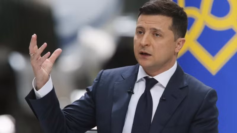 Tổng thống Ukraine Volodymyr Zelensky. (Ảnh: Tân Hoa xã)