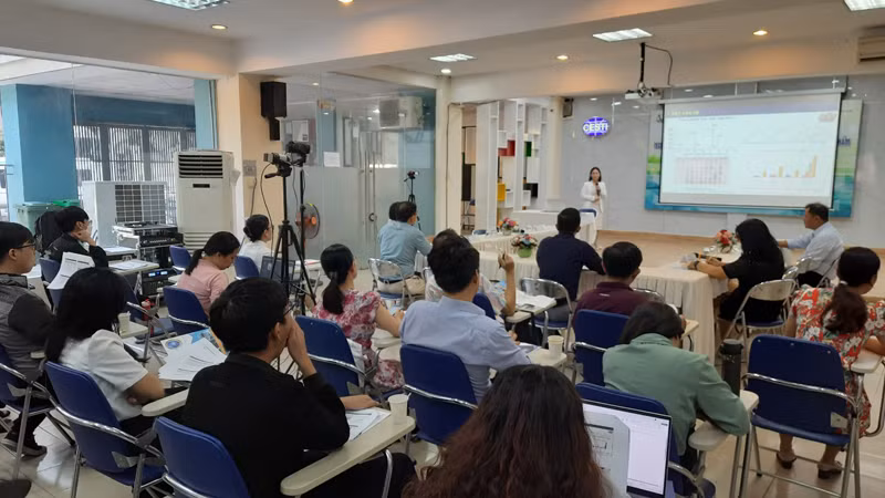 Quang cảnh buổi hợp tác công nghệ.