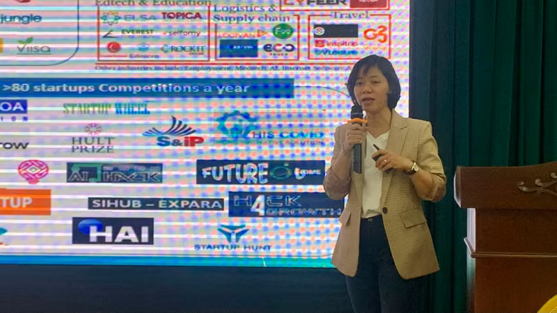 Phó Trưởng Phòng Quản lý công nghệ và Thị trường công nghệ (Sở Khoa học và Công nghệ Thành phố Hồ Chí Minh) Phan Thị Quý Trúc chia sẻ về chính sách hỗ trợ của Thành phố.