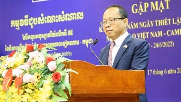 Ông Chay Navuth, Đại sứ Vương quốc Campuchia tại Việt Nam. (Ảnh: TTXVN phát)