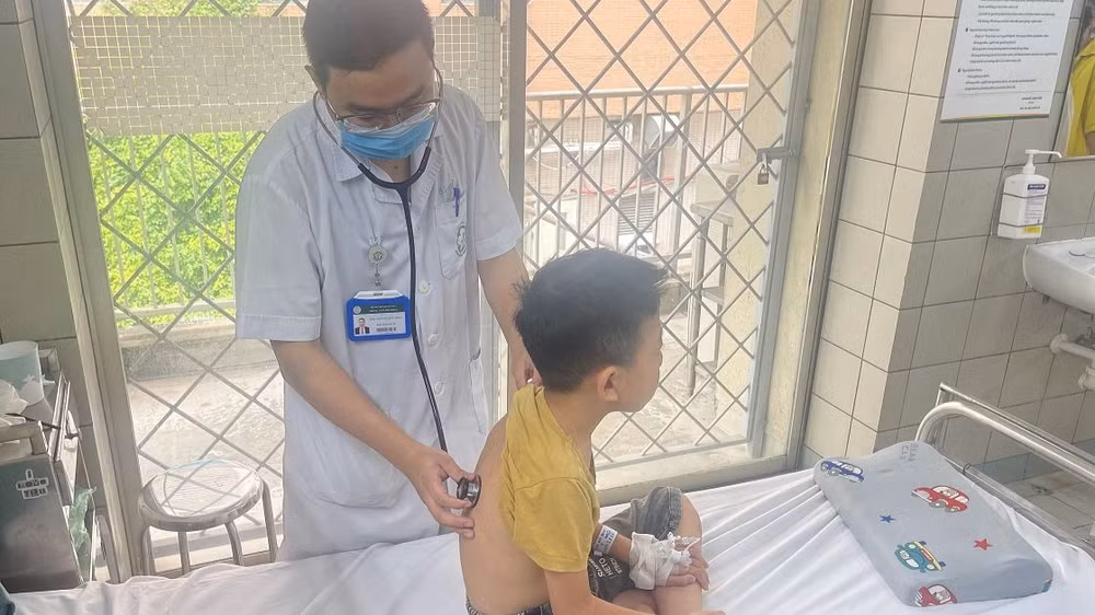 Bệnh nhi đã bình phục sức khỏe.