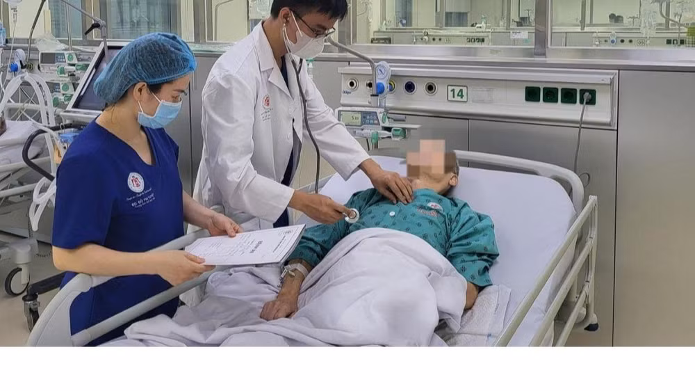 Cụ ông được cứu sống kỳ tích.