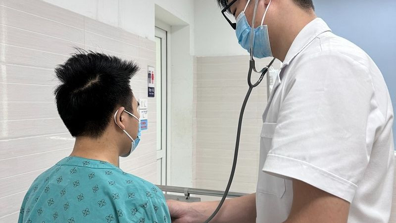 Bệnh nhân lao điều trị tại Bệnh viện Trung ương Quân đội 108.
