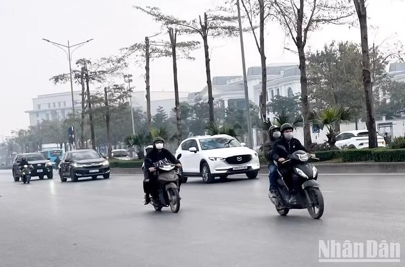 Miền bắc trời tiếp tục rét đậm, rét hại. (Ảnh: Đ.T)