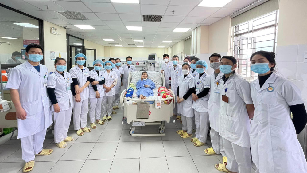 Bệnh nhân khỏe mạnh được xuất viện.