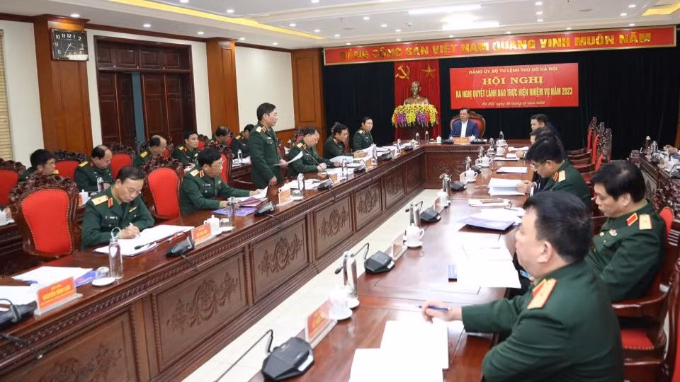 Quang cảnh hội nghị chiều 26/12.