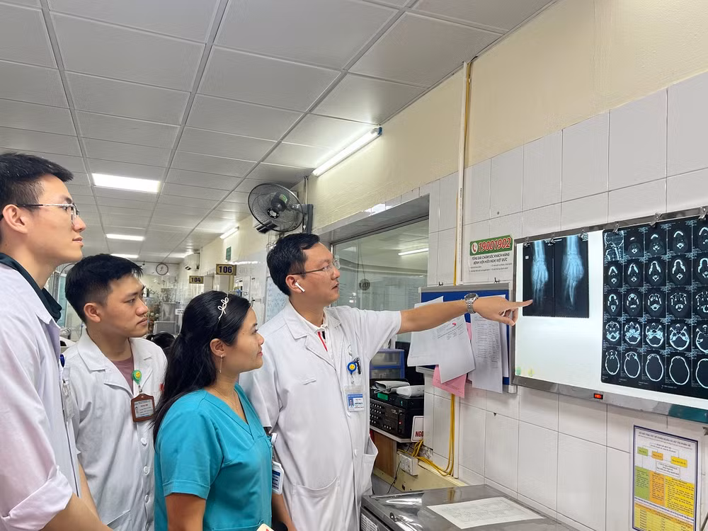 Người phụ nữ mắc những tổn thương rất nặng nề.