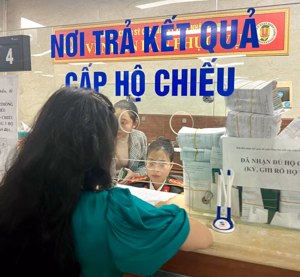 Nơi trả kết quả hộ chiếu. Nơi trả kết quả hộ chiếu.