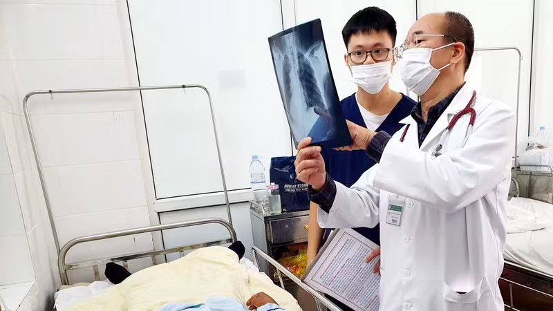 Bệnh nhân được điều trị tại Bệnh viện Bạch Mai.
