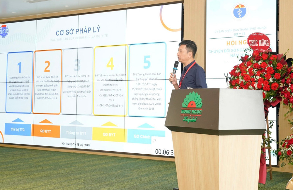 Hội Tin học y tế đã phối hợp với 61/63 Sở Y tế tập huấn online cho khối y tế công lập vào cuối năm 2022 để triển khai liên thông đơn thuốc từ phần mềm vốn có của cơ sở.