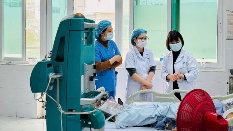 Bệnh nhân mắc liên cầu khuẩn nhóm A.
