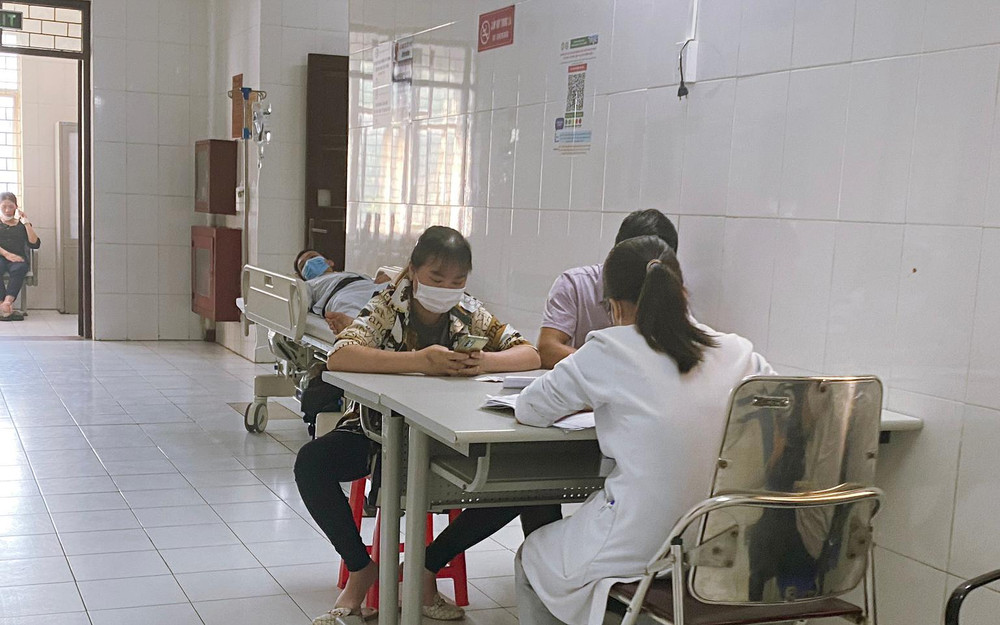 Bệnh nhân khám tại Viện Sức khỏe tâm thần, Bệnh viện Bạch Mai. 