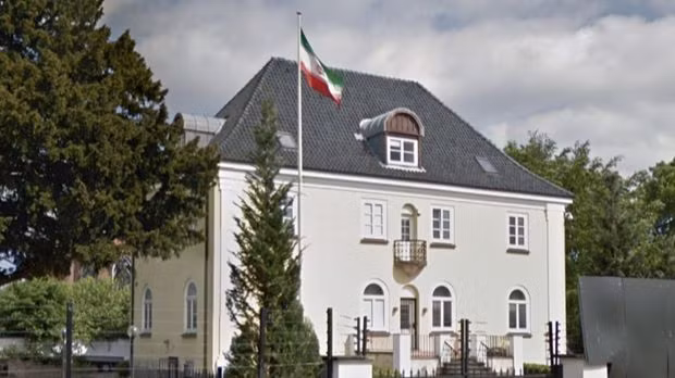 Đại sứ quán Iran tại Copenhagen. (Nguồn: middleeastmonitor.com)