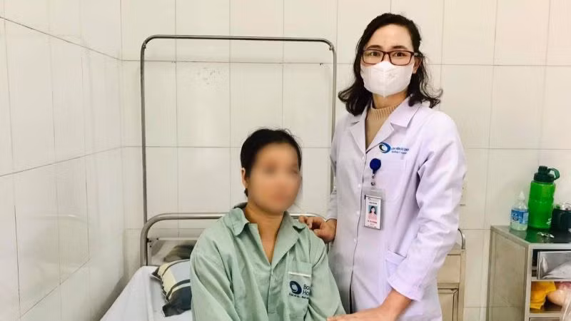 Bệnh nhân được cứu sống và đang hồi phục sức khỏe. 