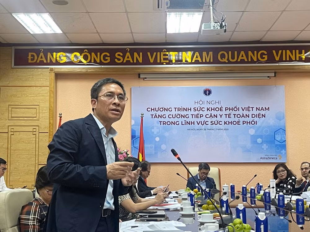 Phó Giáo sư, Tiến sĩ Đỗ Hùng Kiên, Phó Giám đốc Bệnh viện K chia sẻ thông tin về bệnh ung thư phổi.