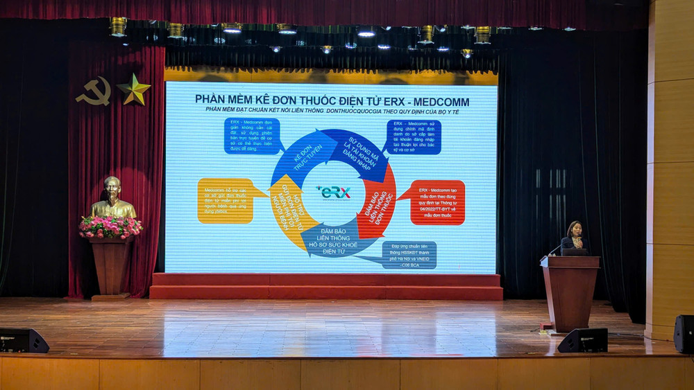 Tập huấn liên thông đơn thuốc điện tử lên Hệ thống đơn thuốc quốc gia.