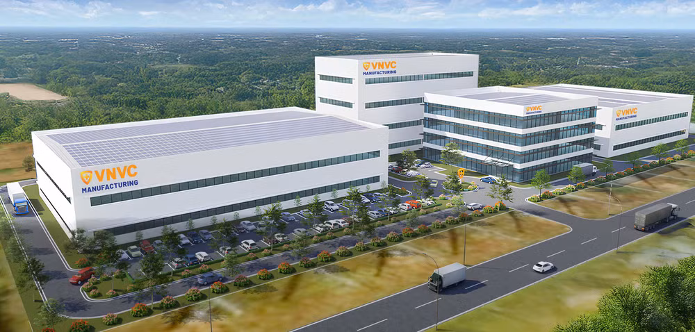 Nhà máy vaccine quy mô được xây dựng theo tiêu chuẩn quốc tế.