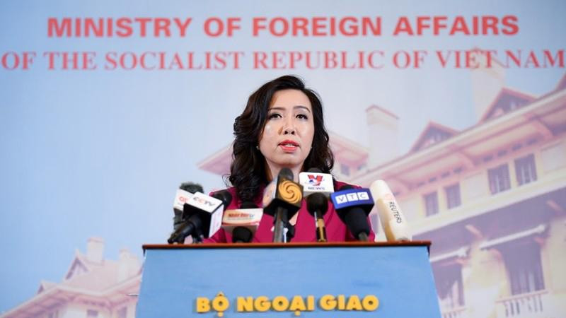 Người phát ngôn Bộ Ngoại giao Việt Nam Lê Thị Thu Hằng. (Ảnh: Bộ Ngoại giao Việt Nam)